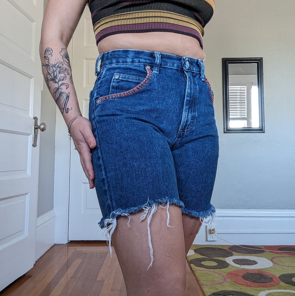 Wrangler Denim cutoff jean shorts size 0